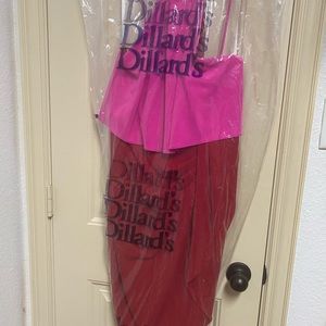 Color brick dress worn 1x